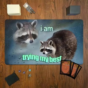 Vui Memes Thẻ Phong Cách Trò Chơi MTG Playmat Thu thập Ma Thuật Chuột Pad Máy Tính Văn Phòng Mousepad Không-Trượt Giao Dịch Thẻ Bàn - Product Image 2