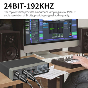 XTUGA E22 PCレコーダーコンピュータライブストリーミング用の新しい到着USBプロフェッショナルスタジオサウンドカード録音オーディオインターフェース - Product Image 2