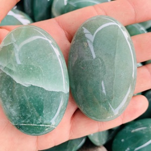 Mixed Crystal Gems Polished Oval Labradorite Aventurine Amethyst Palm Stone <strong>Jade</strong> for Feng Shui Crystal Decoration - Product Image 5