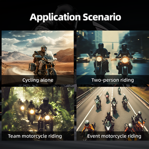 EJEAS X10 Motocicleta Malla Grupo Intercomunicador Casco Bluetooth Auriculares 6 Riders 2 vías inalámbrico moto intercomunicador Sistema de auriculares