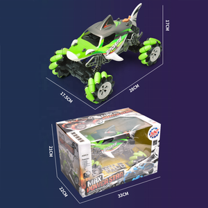 2.4GHz cá mập phun quay diễn viên đóng Thế trôi điều khiển từ xa Xe omni-directional ổ đĩa RC diễn viên đóng thế xe với ánh sáng âm nhạc - Product Image 6