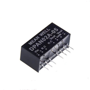 MEAN WELL DPAN02A-05 Dual <strong>Output</strong> <strong>DC</strong>-<strong>DC</strong> Converter, &plusmn;5V &plusmn;200mA, <strong>Input</strong> 9-18Vdc, Compact SIP Package, for Telecommunication/Medical - Product Image 4