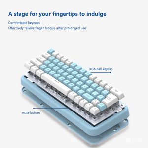 Wireless <strong>Keyboard</strong> Mute Usb External Small <strong>Computer</strong> Home Office Cute Color Matching Ball Nord <strong>Keyboard</strong> 88key - Product Image 6