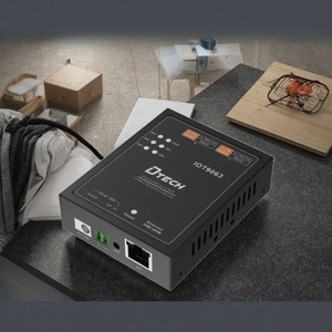 Servidor de dispositivo serie dual DTECH IOT9063 RS485 RS232 a servidor de red Ethernet TCP/IP - Product Image 2