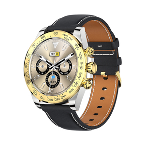 AW13 Fashion Heart Rate Health Monitoring Leather Smart Watch Reloj Inteligente Outdoor Sports Male Smartwatch for IOS <strong>Android</strong> - Product Image 1