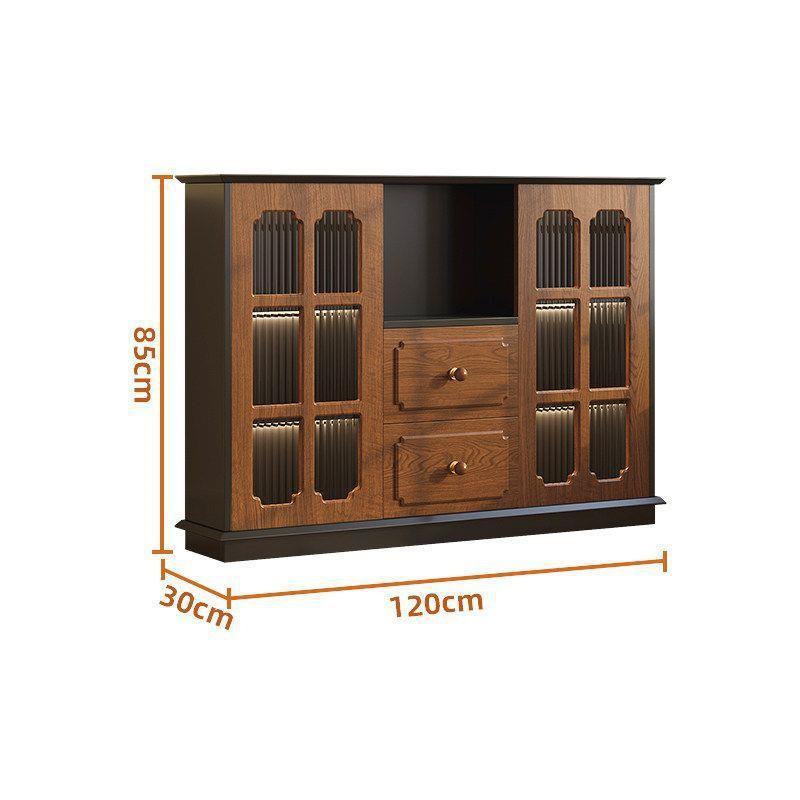 Modèle de sol 120 30 85 cm, noyer noir vintage