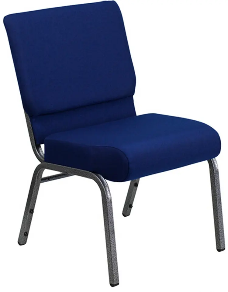 Prezzo a buon mercato noleggio moderno incastro in metallo imbottito sedie della chiesa cina sedie con braccioli