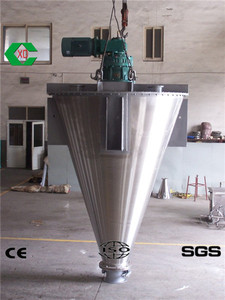 双螺旋螺旋钻螺旋锥形粉末混合机带平台混合机 - Product Image 5