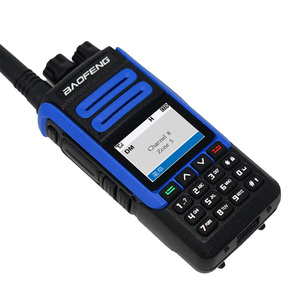 Baofeng-Walkie Talkie de mano negro profesional, transmisor de largo alcance, inalámbrico, modo de espera, alarma, linterna LED, llave de alarma - Product Image 2