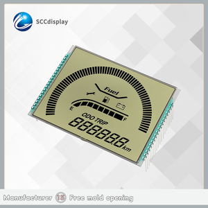 Hochwertige monochrome 7-Segment-LCD-Module HTN Positive Blends chutz anzeige für Motorräder Hergestellt von SJXDGW028 - Product Image 4