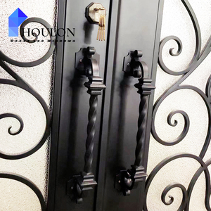Güvenlik ön giriş kapısı akıllı giriş kapısı güvenlik sistemi ferforje güvenlik kapıları - Product Image 6