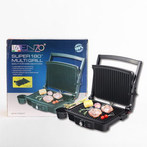 恩佐早餐面包专业电帕尼尼三明治压格栅不锈钢双层板牛排烧烤 - Product Image 3