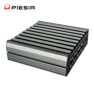 NUC Mini PC senza ventola J1800 J1900 J4125 con Computer industriale 4LAN 2USB Display 4k PC desktop integrato - Product Image 5