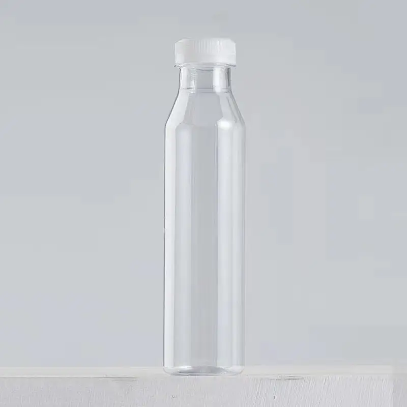 מזון כיתה PET 400ml 14oz פלסטיק בקבוקי אריזות מיץ משקאות