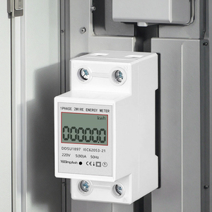 EMylo Single-Phase Power Usage Monitor Energy <strong>Consumption</strong> Meter for Power Costs Voltage Amps Watts &amp; KWH DIN Rail Installation - Product Image 6