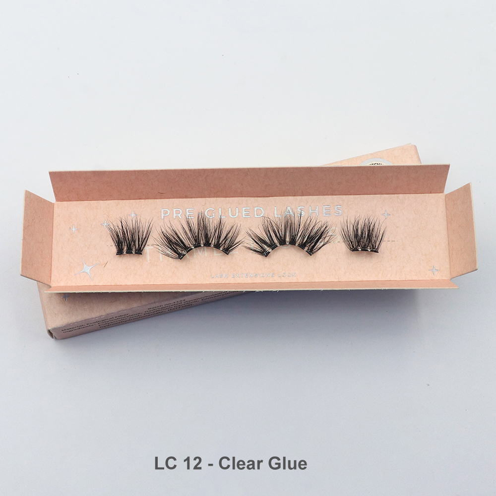 1 Pair - LC 12 - Clear Glue