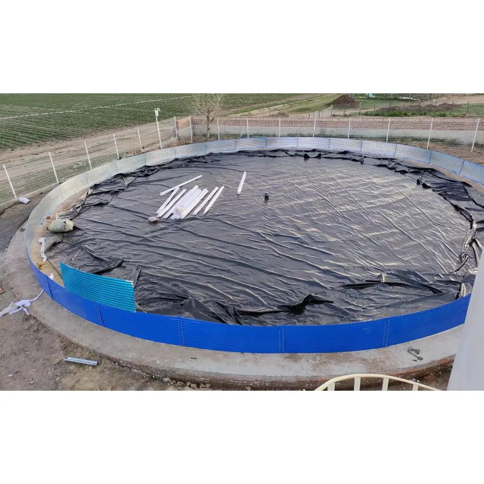 灌漑用海水用段ボール丸型水タンク円筒形タンク