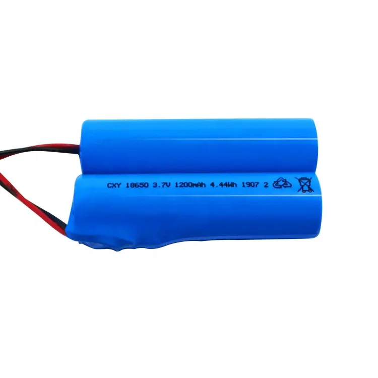 CE certification Rechargeable battery 18650 1200mAh 3.7V lithium ion battery for Round Bulb