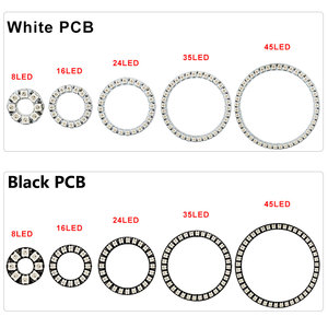 WS2812B Individually Addressable Pixel Ring 8 16 24 35 45 <strong>LEDs</strong> WS2812 Built-in IC <strong>5050</strong> RGB <strong>LED</strong> Ring Module <strong>Led</strong> Strip <strong>Light</strong> DC5V