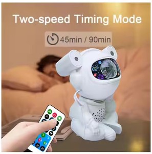 Popular Sitting Astronaut Multi-color Pattern <strong>Star</strong> Projector <strong>LED</strong> Night Light With Bluetooth Speaker - Product Image 3