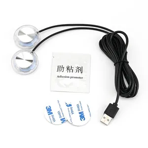 Car Interior Atmosphere <strong>Led</strong> Lights 1 to 4LED RGB Voice Control and Remote Control Car Ambient Light - Product Image 3