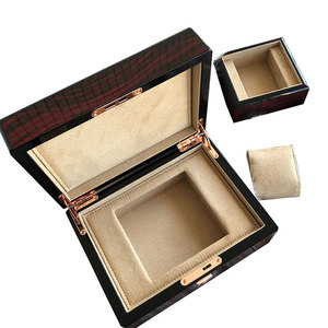 定制高端豪华钢琴漆表盒高光单表壳，带天鹅绒插入 - Product Image 4