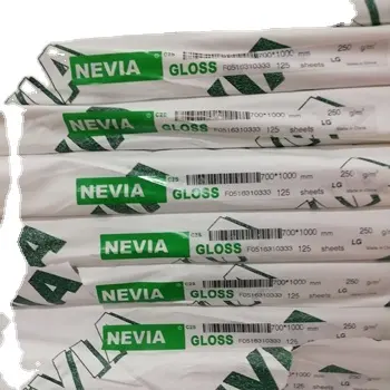 Nevia marka çift taraflı kaplamalı kuşe kağıt reel/sac paketi