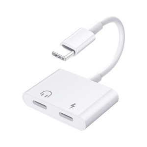 USB C公到3.5母音频适配器转换器快速充电电源手机DC输出