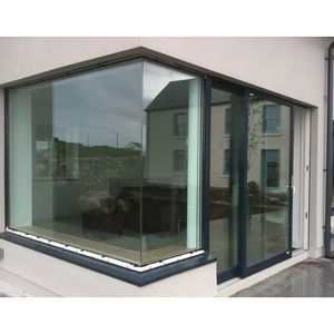 Modernes, fantastisches, schlankes, schmales, gerahmtes, festes Glasfenster aus Aluminium für die Insekten bekämpfung in der Villa - Product Image 3