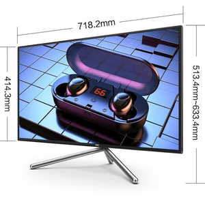 Curved Display Three Micro Borders Screen AOC U32U1 4K 60hz Desktop <strong>Computer</strong> Wide Angle 31.5 Inch Studio Entertainment <strong>Monitor</strong> - Product Image 2