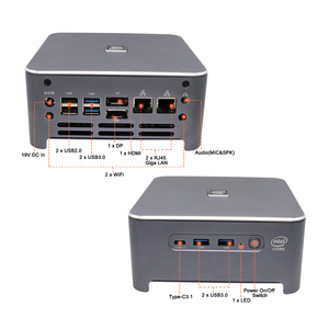 มินิพีซี I9-9880H Quad Core 8 Cores มินิเดสก์ท็อปคอมพิวเตอร์สำหรับสำนักงานทำงานและความบันเทิงภายในบ้าน - Product Image 5