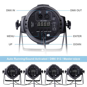 Big Dipper LP009 Stage Par Light Dj Lighting <strong>Led</strong> Lp009 54*3w Rgbwa Amber Club Light <strong>DMX</strong> 512 <strong>Controlled</strong> DJ bar <strong>Display</strong> - Product Image 4