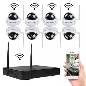 8-kênh 5MP Wi-Fi Dome <span class=keywords><strong>CCTV</strong></span> <span class=keywords><strong>Camera</strong></span> an ninh Hệ thống hồng ngoại tầm nhìn ban đêm ghi âm giọng nói eseecloud ứng dụng tương thích NVR dữ liệu - Product Image 1