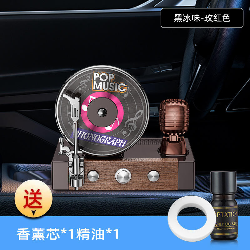 Rose red-with 1 bottle of black ice essential oil