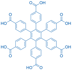 หมายเลข CAS: 83536-16-7 | 3,4,5,6-tetrakis(4-carboxyphenyl)-[1,1:2,1-Terphenyl]-4,4-กรด dicarboxylic - Product Image 1