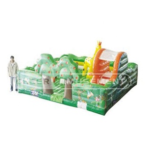 Cheer eğlence yürümeye başlayan şişebilen eğlenceli şehir CH-IF090105 interaktif şişme kale oynamak için - Product Image 1