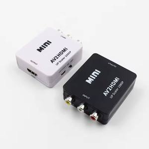 1080P Mini RCA compuesto CVBS AV A Adaptador convertidor de audio y video compatible con PAL/NTSC con cable de carga USB - Product Image 4