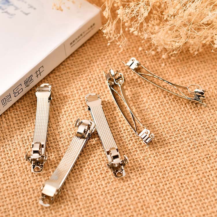 Spring clip, steel color