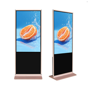 Portable 55 Inch <strong>Android</strong> Digital Signage Kiosk With Touch Screen LCD <strong>Display</strong> 4mm Pixel Pitch for Media &amp; Elevator Use - Product Image 1