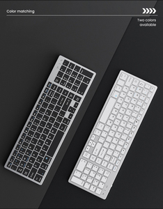 Producto recién llegado, modo dual personalizado, 2,4g Bluetooth, teclado Multimedia inalámbrico, teclado y ratón inalámbricos Bluetooth sem FIO - Product Image 6
