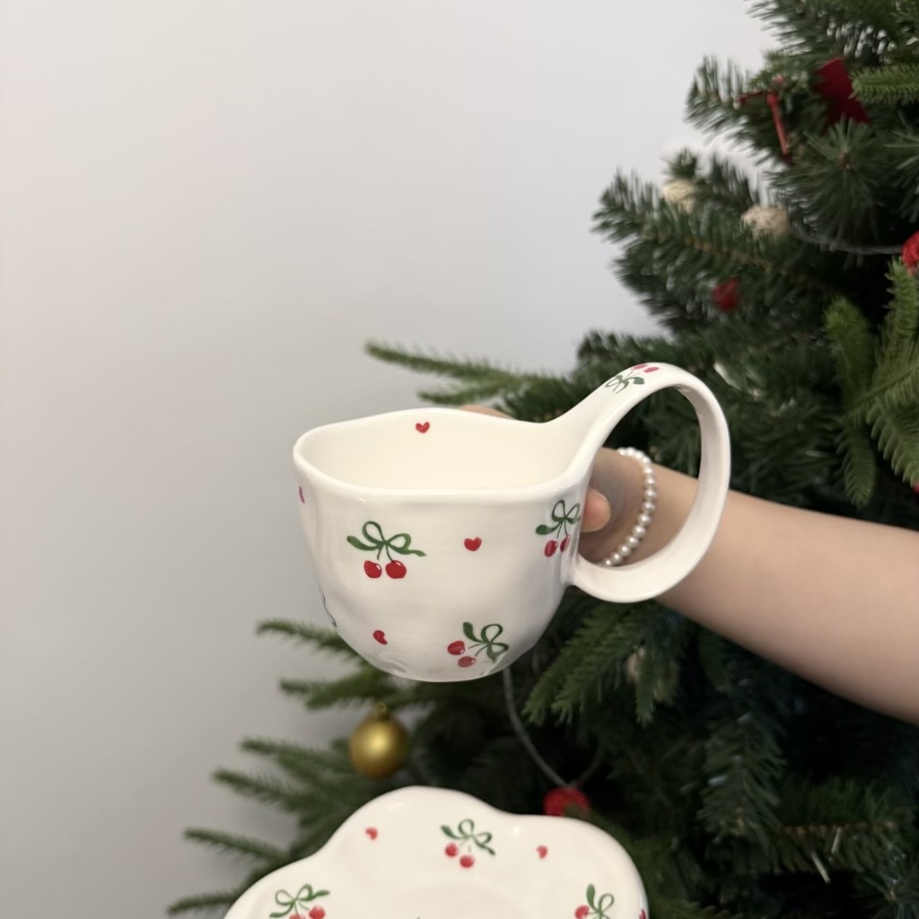 Coeur de cerise blanche 300ml une tasse
