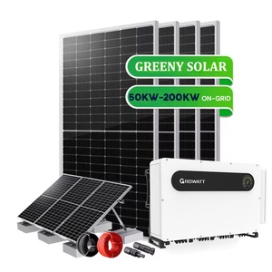 PV Farm Solution 50Kva 100Kva Solar Panel <strong>Power</strong> System 50Kw 100Kw Solar <strong>Power</strong> Plant on Grid Solar Energy System <strong>Kit</strong> - Product Image 1