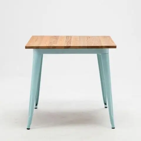 औद्योगिक लकड़ी की शीर्ष डाइनिंग टेबल फर्नीचर घर के रेस्तरां के लिए आपकी आवश्यकताओं के लिए अनुकूलन योग्य