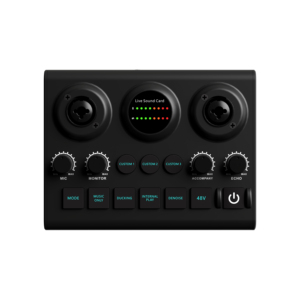 Dj <strong>Audio</strong> Mixer Live Sound Card Sound Card <strong>Audio</strong> <strong>Interface</strong> Two 48v <strong>Interfaces</strong> - Product Image 1
