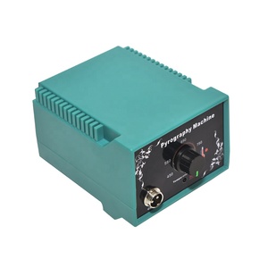 Fabrika fiyat 220V ab ahşap brülör ayarlanabilir sıcaklık Pyrography yakma makinesi 21 adet İpuçları 40W - Product Image 3