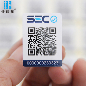 Benutzer definierter Barcode und Qr-Code Sequentieller Klebe etiketten aufkleber