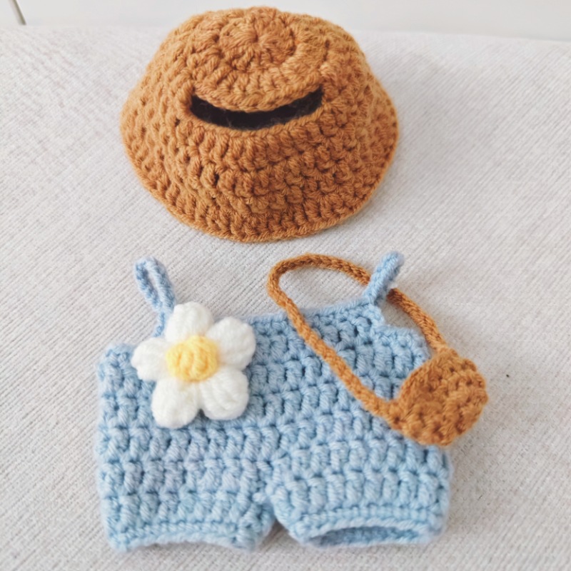 Ensemble salopette bleu clair