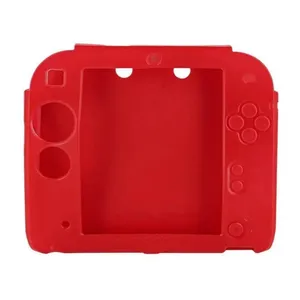 เคสซิลิโคนสำหรับ Nintendo เคสป้องกันคอนโซล2DS เคสสำรองพร้อมอุปกรณ์เสริมสำหรับเกมสกินเจลแบบนิ่ม - Product Image 6