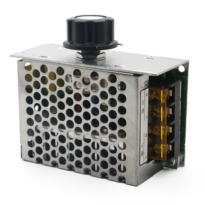 Professional Voltage Regulators 4000W 220V High Power <strong>SCR</strong> Speed <strong>Controller</strong> Electronic Voltage Regulator Governor Thermostat BS - Product Image 3