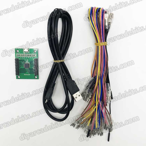 Лидер продаж, DIY 2 игрока с нулевой задержкой, набор USB-драйверов, клавиатура MAME, XinMotek, кодировщик с джойстиком, кабели - Product Image 1